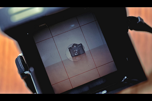 Waist Level Finder Of "Yashicaflex"