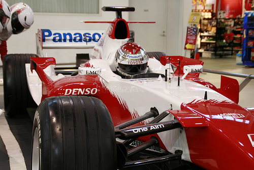 Toyota F1 at Mega Web