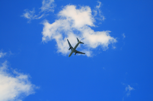 Airplane of the Blue Sky